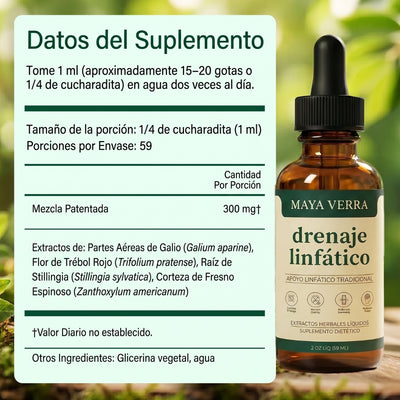 Apoyo Linfático QClear– Gotas Naturales