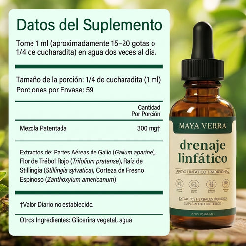 Apoyo Linfático QClear– Gotas Naturales